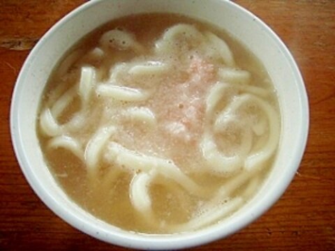 ふわとろ♪長いも明太うどん